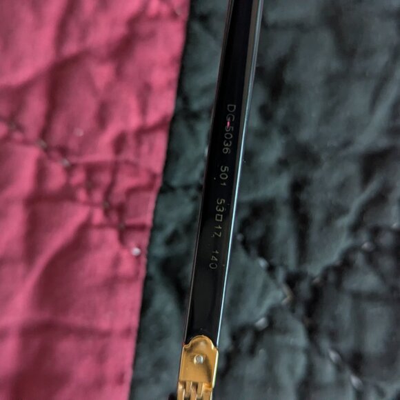 Dolce & Gabbana Eyeglasses FRAMES DG 5036 501 Black 53 17 140 Italy and Case - Picture 7 of 8